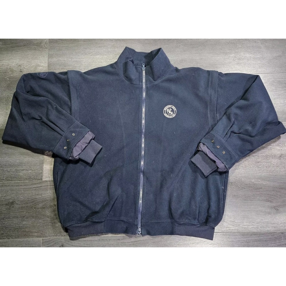 Zero Restriction Windstopper Jacket Men L Blue‎ Comfortsuede Remove Sleeve Golf